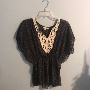 Speechless black blouse